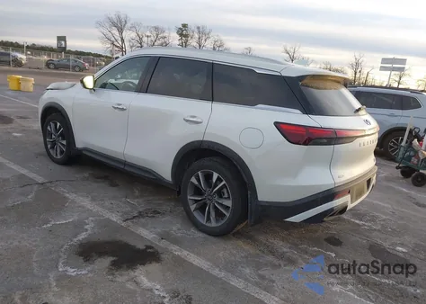 2025 Infiniti Qx60 Luxe Awd from USA, damaged, VIN 5N1AL1FSXSC337296